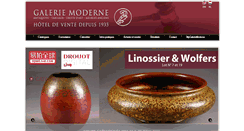Desktop Screenshot of galeriemoderne.be